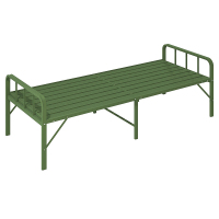 嵋里 行军床 便携式两折龙骨行军床 野外应急行军床