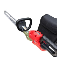 辕士 电动绿篱机家用剪修剪机园林绿化 24V锂电绿篱机红色 双手双刀