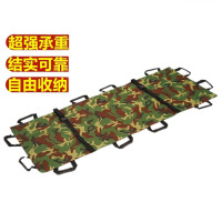 EVALIANTOP 担架可折叠轻便担架床急救救生演习加厚担架迷彩12把手布艺软担架