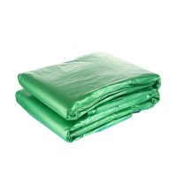 工邦达 压纹绿色 平口分类垃圾袋 100×110cm 35.6g