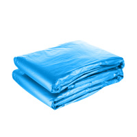 工邦达 压纹蓝色 平口分类垃圾袋 60×80cm 16.9g