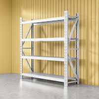 EVALIANTOP 灰白色货架仓库置物架高2000*2000*600mm 承重200kg/层