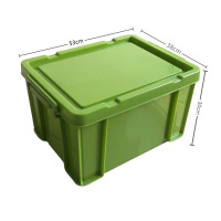 嵋里 加厚橄榄绿 不带轮子收纳箱 520x380x300mm