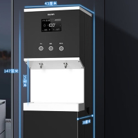 希力(XILI WATER) 商用净水器五级反渗透过滤加热直饮水一体大型流量立式净水机XL-2WB20(黑色)