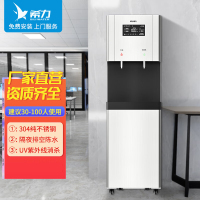 希力(XILI WATER) 商用净水器立式直饮机不锈钢开水器一键排空紫外线杀菌XL-T30