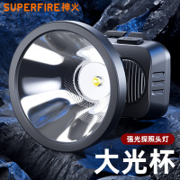 Superfire多功能手提灯头灯T6 双重光源5000流明亮度 防水便携设计