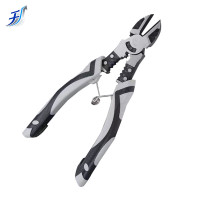 和运升斜口钳 HV-888 高碳钢耐用切割精准防滑手柄