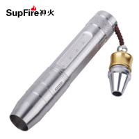 Superfire S10 手电筒充电迷你强光高亮led三色照玉光源多功能荧光检测