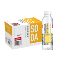 苏打天然水无糖(日向夏橘味/柠檬味/白桃味)箱装410ml*15瓶*10箱(口味可备注)