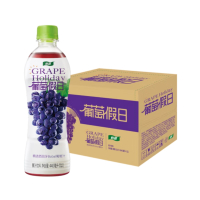 怡宝假日系列果汁饮料(葡萄/桃桃/橙橙)箱装440ml*15瓶*10箱(口味可备注)