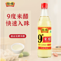 9度米醋500ml*1瓶食用米醋