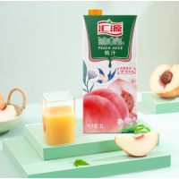 果汁饮料1L*1盒桃汁苹果汁口味随机