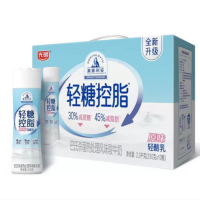 轻糖控脂轻酪乳巴氏风味酸奶(原味/南非红西柚味)230g*1瓶口味随机