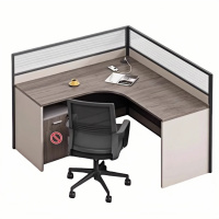 悦兴诚L型办公桌含椅1400*1200*1100mm套