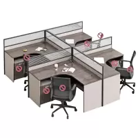 悦兴诚办公桌单桌2400*2800*1100mm张