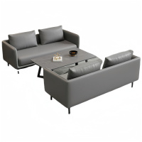 悦兴诚办公沙发128*70*75cm(2+2+茶几)套