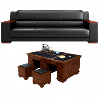 悦兴诚沙发三人位+茶几套