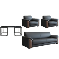 悦兴诚会客沙发组合192*78*81cm(1+1+3+茶台)套