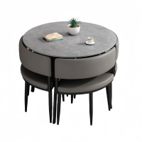 悦兴诚小圆桌 一桌4椅90*75cm 套