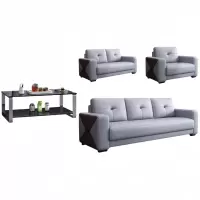 悦兴诚组合沙发200*85*92cm(1+2+3+长茶几)套