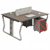 悦兴诚会议桌 双人位120*120*75cm张