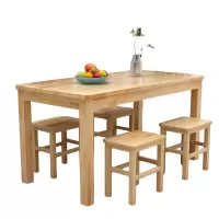 悦兴诚餐桌120*60*75cm加四椅套