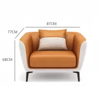 悦兴诚办公沙发单人位张