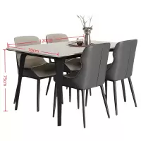 悦兴诚餐桌 一桌四椅套