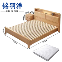 铭羽洋实木床A6组合套