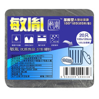 敏胤 MYL-100120 100*120 加厚型黑色垃圾袋 20PC/包