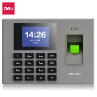 得力 14060 指纹考勤机 银灰 1台