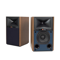 JBL 4305P HiFi播放器 音响 音箱 功放机 有源发烧级监听书架箱 棕色