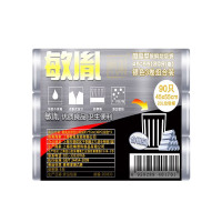 敏胤MYL-4555-5 45*55/15PC*3卷/组 加厚抽绳垃圾袋 1组装
