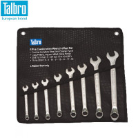 Talbro 单向沉头梅开扳手组套 12件套 (卷包)