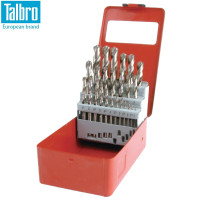 Talbro HSS 高速钢全螺纹麻花钻头组套 25 件套 [单位:套]