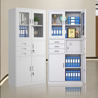 汇得立 文件柜办公柜资料柜凭证柜员工档案储物柜书柜偏三斗文件柜