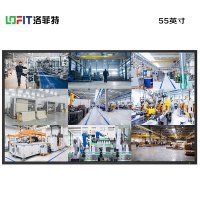 洛菲特 55英寸监视器 工业级4K高清液晶监控显示器 安防视频监控LED设备 LFT550M-DH1