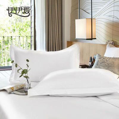 伊伊爱TJ0JD02401236/60*60S贡缎酒店白色枕套58*88cm (适用通用枕芯48*74cm)