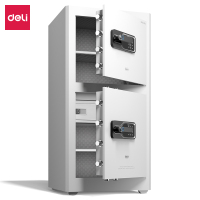 得力 AE134指纹密码保管箱H1000S(白色)(台)