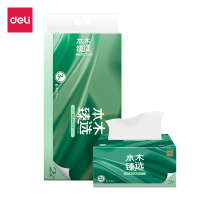得力本木臻选MR2200-01软抽2层200抽(白) (3包/提)
