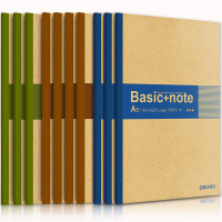 得力7674办公无线装订本(混)-60张-A5 (本)