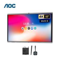 AOC 55T14MC会议平板55英寸4K智能会议平板 单机+智能笔+投屏器+OPS(i5)