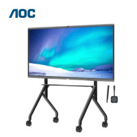AOC 会议平板98英寸4K智能会议平板 单机+智能笔+投屏器+推车