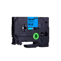 国际标签机色带 36mmAZe-Z561蓝底黑字(带芯片)