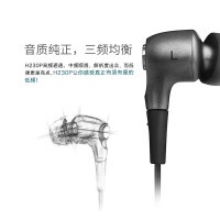 漫步者 H230P 有线耳机入耳式 音乐耳机 3.5mm接口 电脑笔记本手机适用 网课办公麦克风