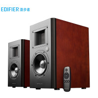 漫步者 AIRPULSE A200 立体声有源书架音箱 音响 电脑音箱 电视音响 樱桃红
