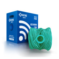 奥威尔(OWIRE) SSKJ-C5E-60BL 0.50mm加粗线径 绿 超五类非屏蔽网线 305.00 米/箱