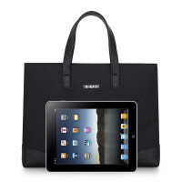 斯莫尔(SIMOER)SL-528 黑色公文包文件包男士牛津布耐磨拉链手提包商务包