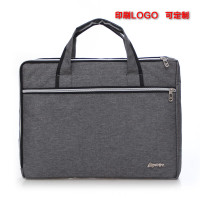 斯莫尔(SIMOER)SL-8133 灰色牛津布包商务公文包休闲包男文件15.6寸电脑包