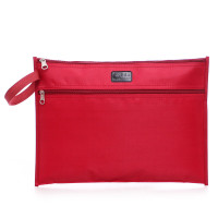 斯莫尔(SIMOER)SL-855红色龙布双拉链公文包手提文件包文件夹文件袋商务男会议袋资料包